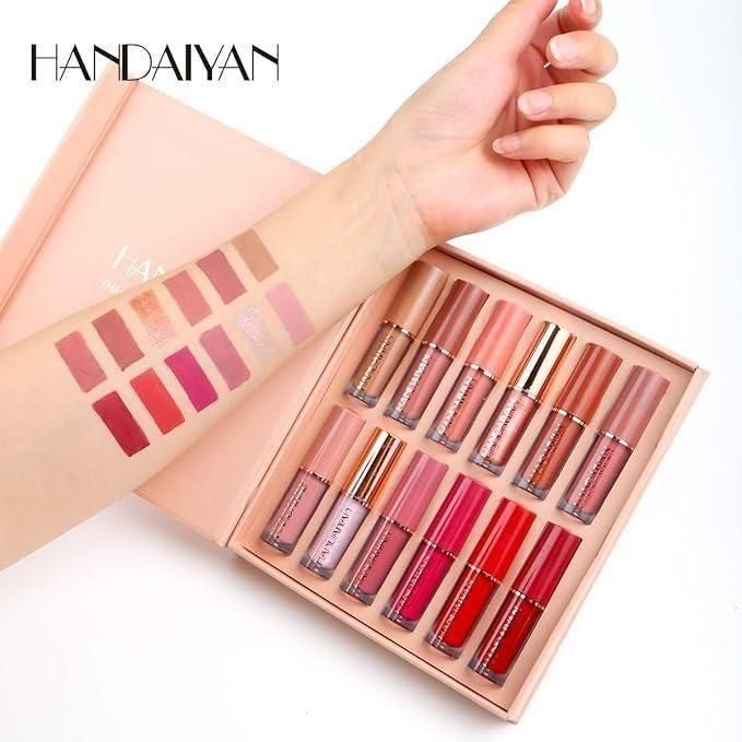 Handaiyan Velvet Matte Liquid Lipstick Set 12Pcs